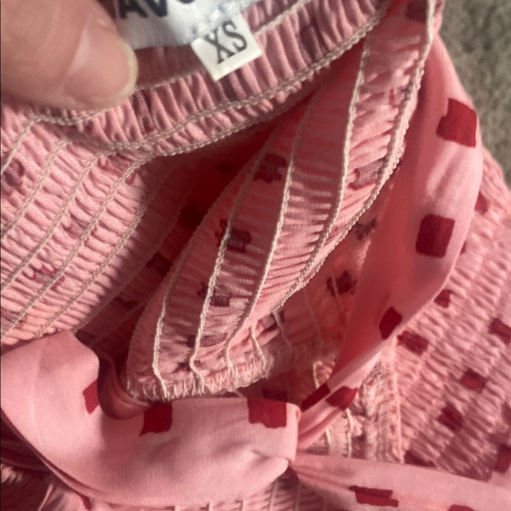 Pink Smocked Kids Dress - Picture 4 of 4